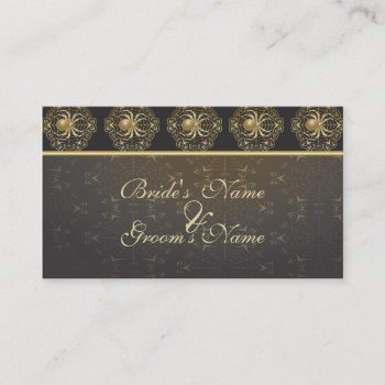 Golden Spiders Website Wedding Card by Wedding_Trends at Zazzle