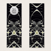 Golden Spiderweb Custom Bookmark (Front & Back)