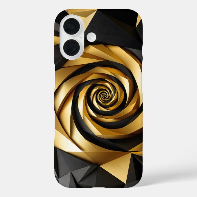 Golden Spiral Geometry Case-Mate iPhone Case (Back)
