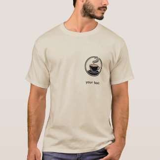 Golden Spiral in Darkness – Minimalist Design T-Shirt