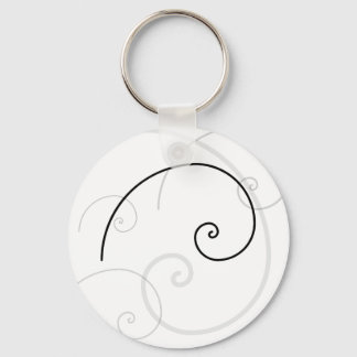 Golden Spiral Keychain