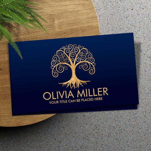 Golden Spiral Tree of Life  Business Card