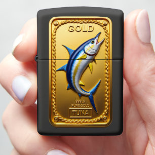 Golden Sport Tuna Bullion Luxury Zippo Lighter