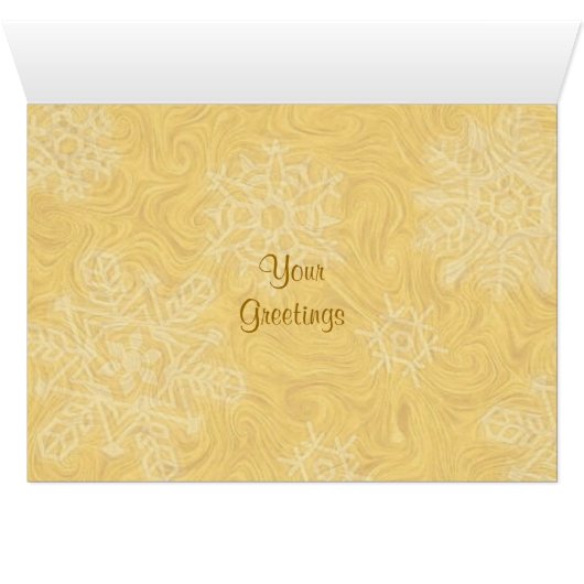 Golden Spring Card (Inside Horizontal (Bottom))