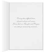 Golden Spring Crocuses - With Our Condolences (Inside (Right))