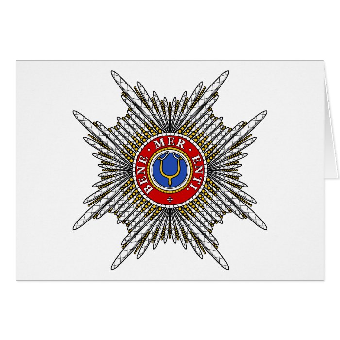 Golden Spur Star (Papal Order) Greeting Card