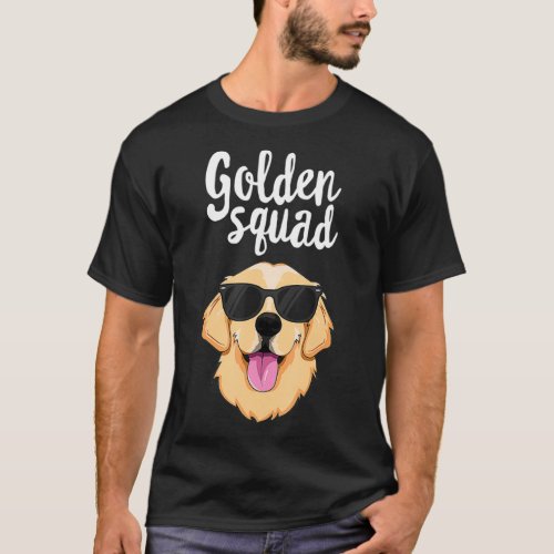 Golden Squad Golden Retriever Dog Crew Team Kids B T_Shirt