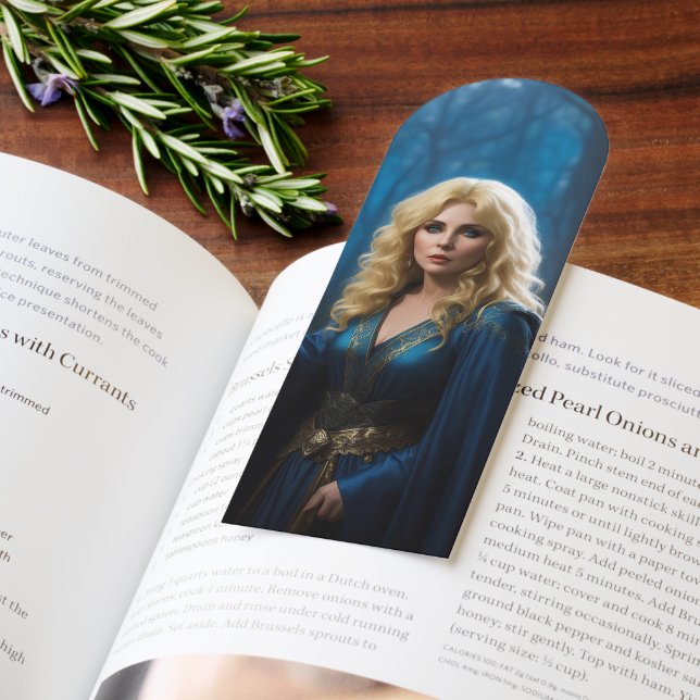 Golden Staff Sorceress of the Magic Woods Bookmark (Book)