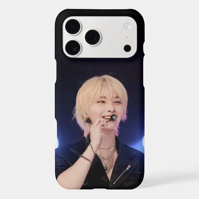 Golden Stage Glow: I.N Phone Case (Back)