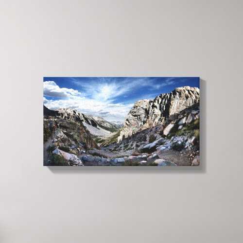 Golden Staircase _ John Muir Trail Canvas Print