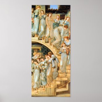 Golden Stairs By Edward Burne Print by weepingcherrylane at Zazzle