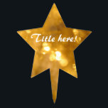Golden Star - Cake Topper<br><div class="desc">Photography</div>