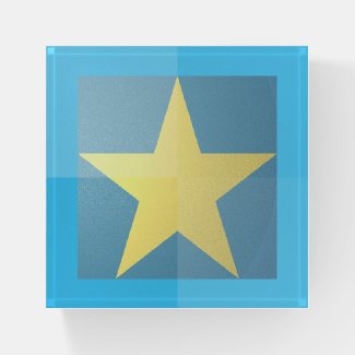 Golden Star Excellence Elegant Sly Blue Squares
