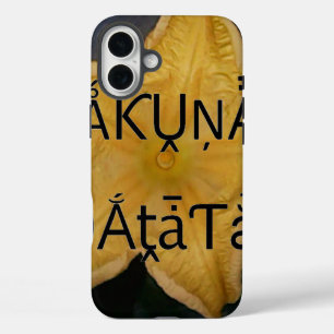 Golden Star Hakuna Matata Art Print iPhone 16 Plus Case