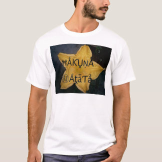 Golden Star Hakuna Matata Art Print T-Shirt