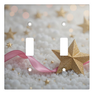 golden star light switch cover