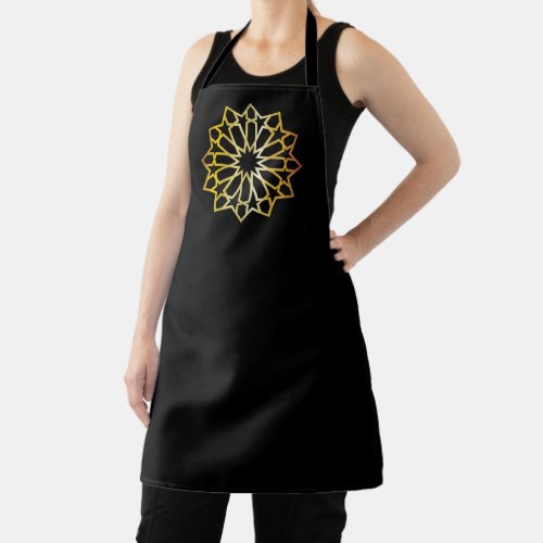 Golden Star mosaic Apron