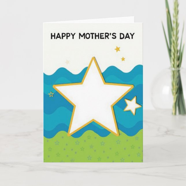 Golden Star Mothers Day Card (Front)