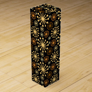 Golden Starburst Wine Box