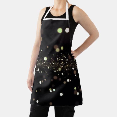 Golden Stardust in Black Apron