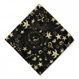 Golden Stars  Bandana