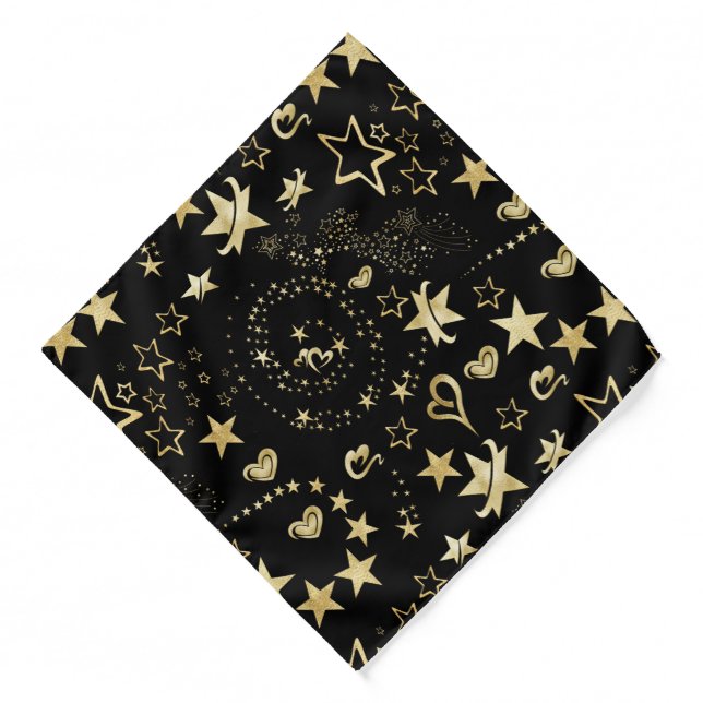 Golden Stars  Bandana (Front)