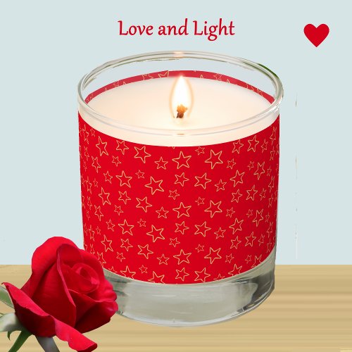 Golden Stars Christmas Scented Candle