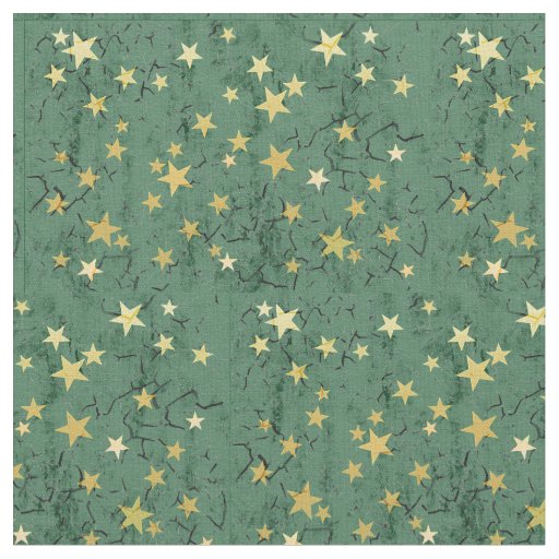 Golden Stars Fabric