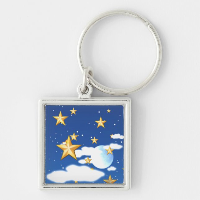 Golden Stars - Keychain (Front)