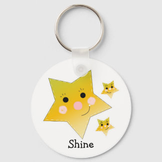 Golden Stars Keychain