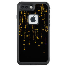 golden stars LifeProof FRĒ iPhone 7 plus case