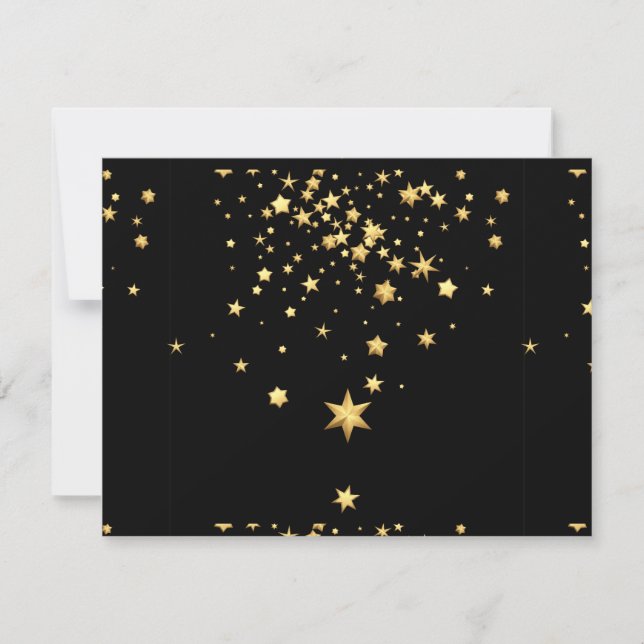Golden Stars Note Card (Front)