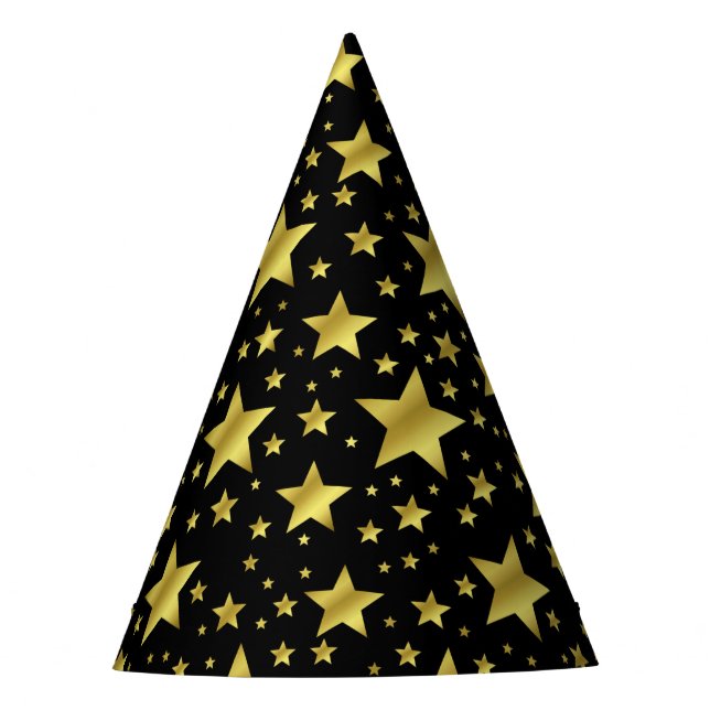 Golden Stars Party Hat (Front)