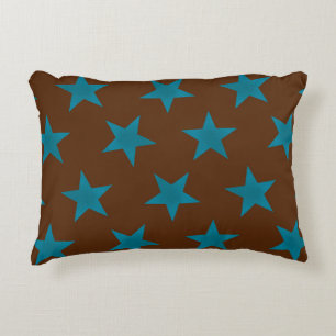 Golden Stars Pattern 16 Accent Pillow