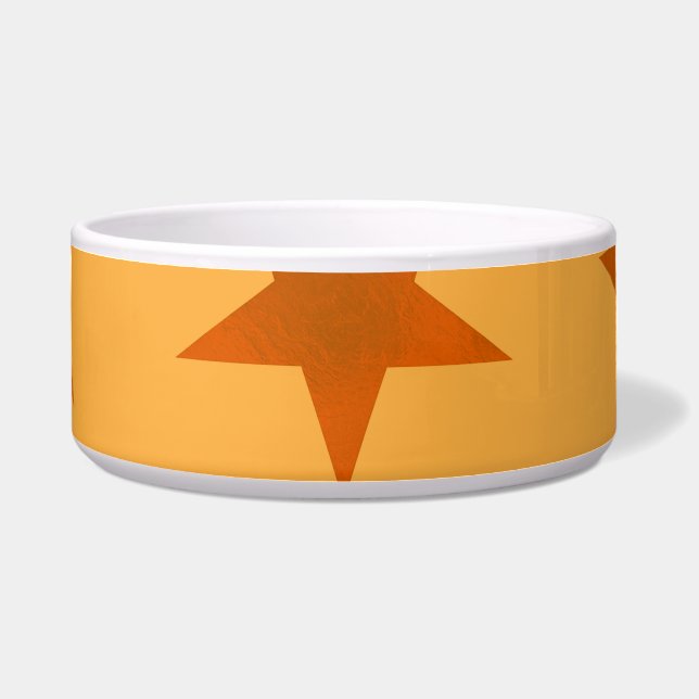 Golden Stars Pattern 2 Bowl (Front)