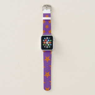 Golden Stars Pattern 3 Apple Watch Band