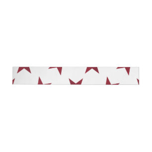 Golden Stars Pattern 7 Wrap Around Label