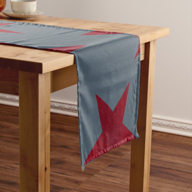 Golden Stars Pattern 9 Short Table Runner (In Situ)