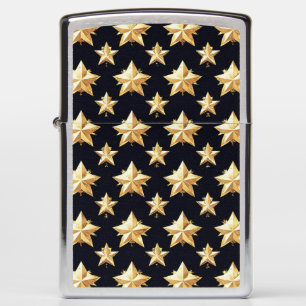 Golden stars pattern zippo lighter