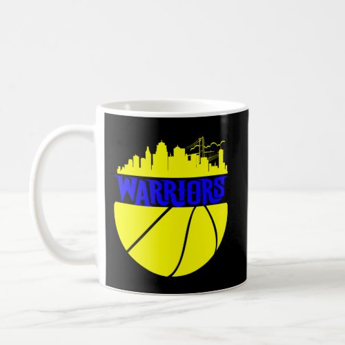 Golden State Distressed Basketball Team Fan Warrio Coffee Mug