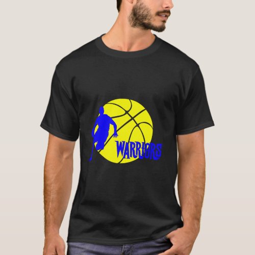 Golden State Distressed Basketball Team Fan Warrio T_Shirt