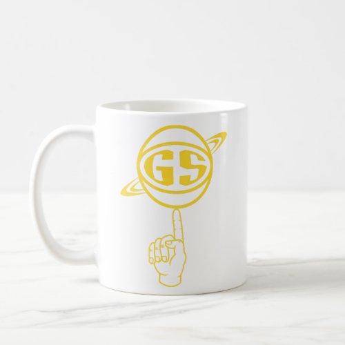 Golden State Spinning Ball Yellow  Coffee Mug