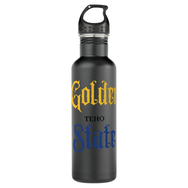 Golden State - TEHO Stainless Steel Water Bottle (Front)