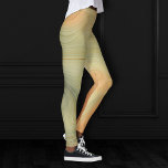 Golden Strata | Peach Burnt Orange Green Agate Leggings<br><div class="desc">Beautifully romantic strata in mystical organic agate stone featuring gorgeous ebbs and fluid flows of faux metallic foil for a marbling watercolor texture. The conceptual modern abstract aesthetic brings a soft luxury that adds a perfect pop of color and personal style. Also transferable to school/office supplies or decor for an...</div>