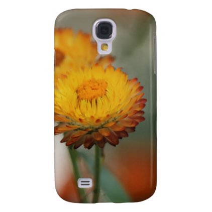 Golden strawflower galaxy s4 cover