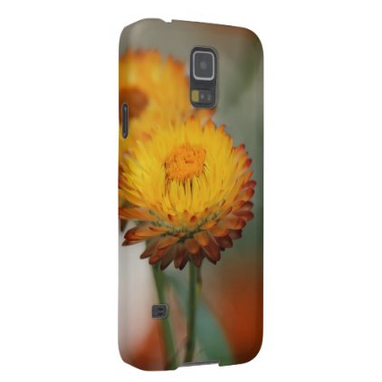 Golden strawflower galaxy s5 cover