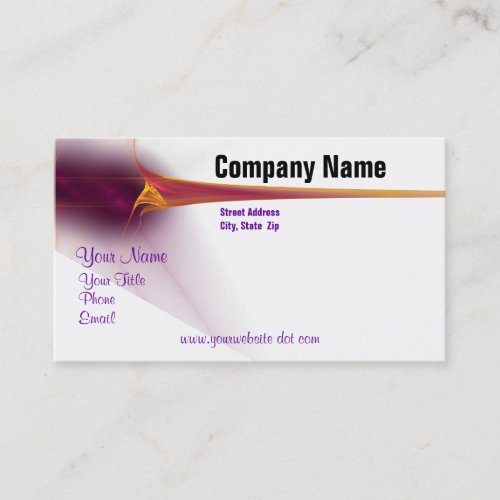 Golden Streak Business Card