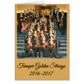 Golden Strings Card with Member's Names (Front)