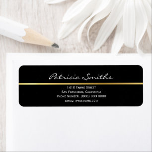 golden stripe, signature & label