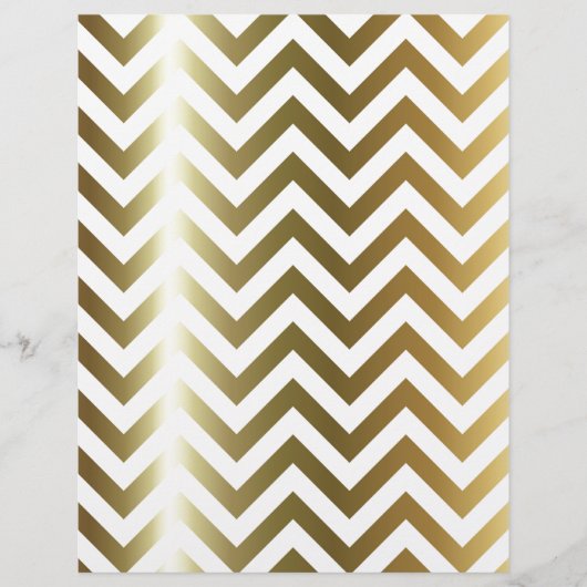 Golden Stripes Chevron Pattern (Front)